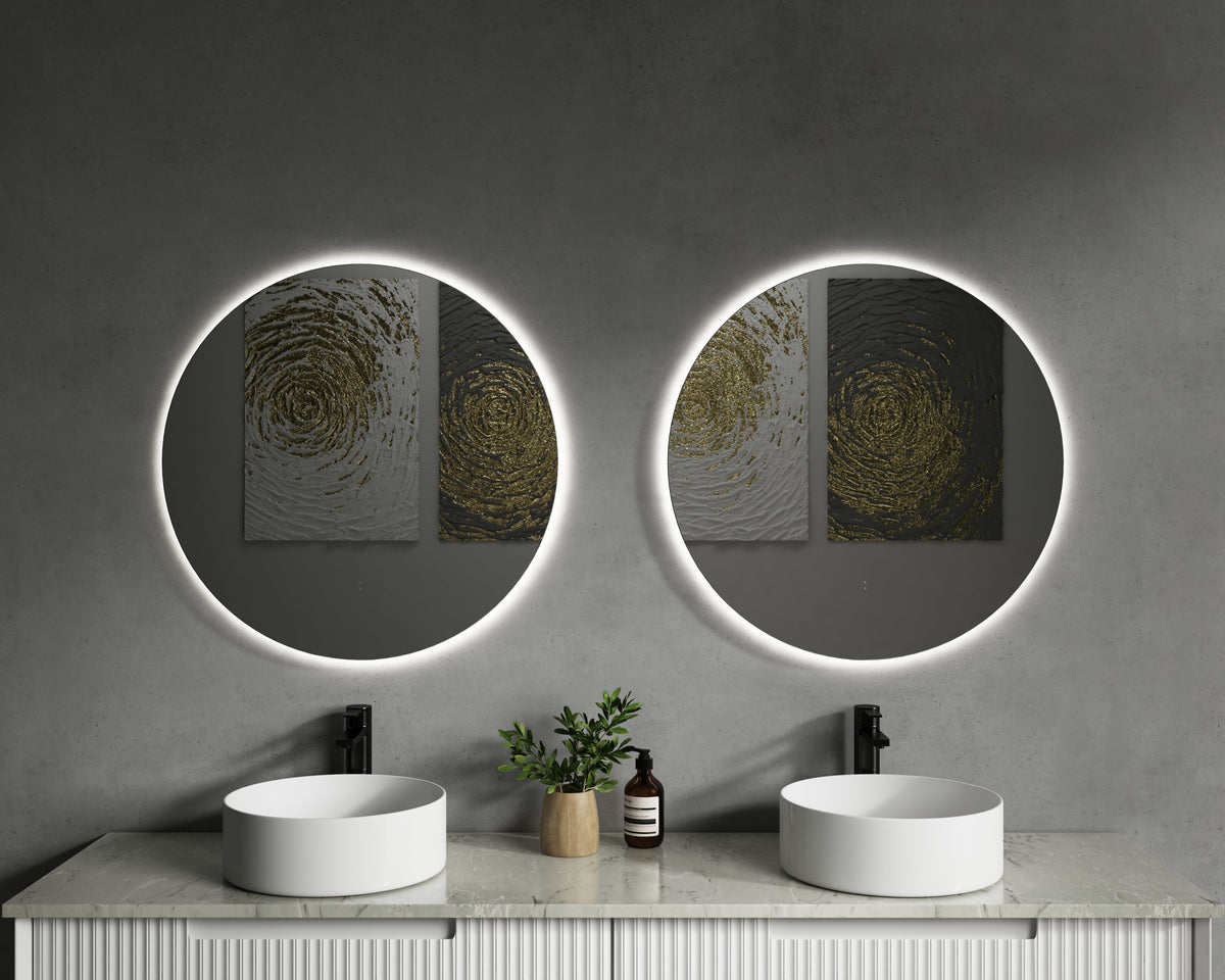 Sienna Round Backlit Led Mirror 700x700mm