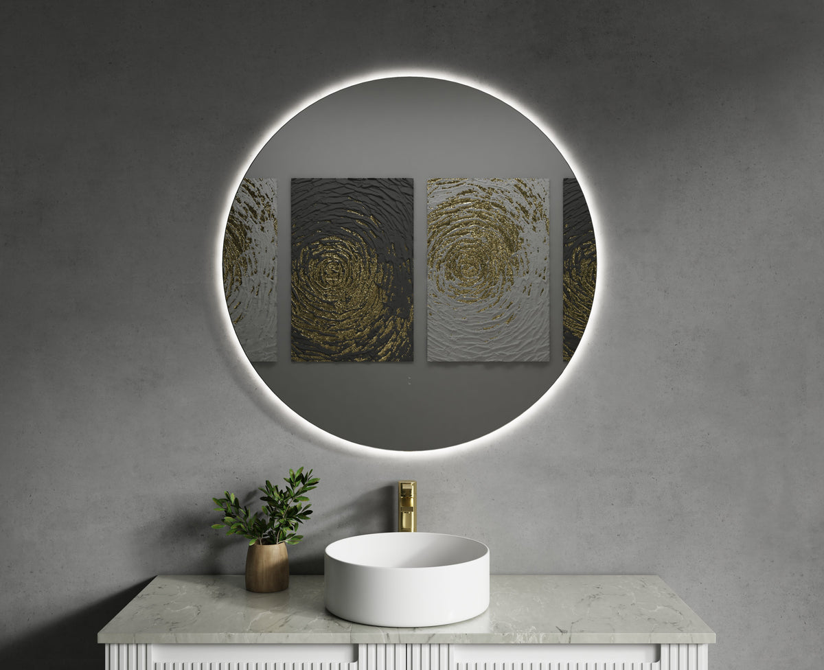 Sienna Round Backlit Led Mirror 900x900mm