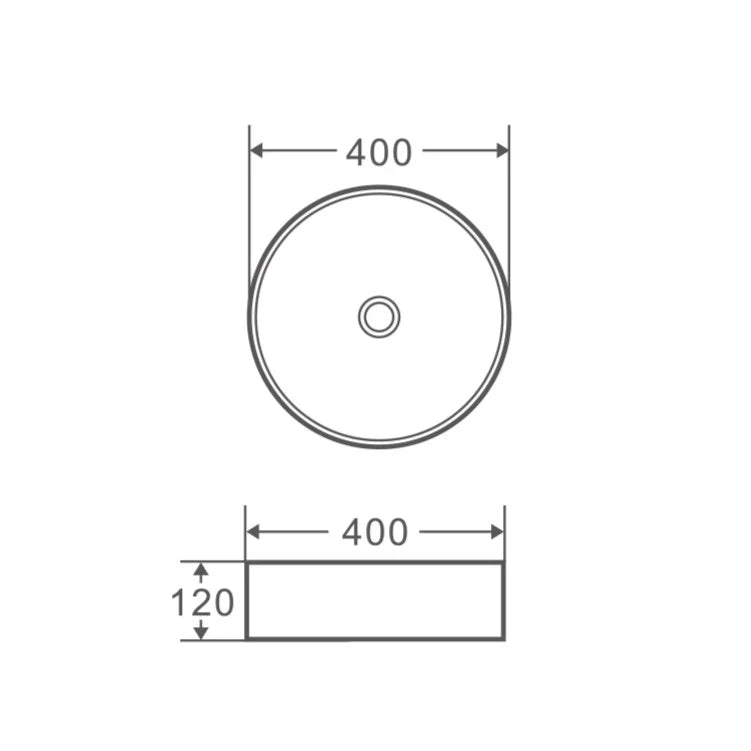 Spin 40C Counter-Top Round Basin