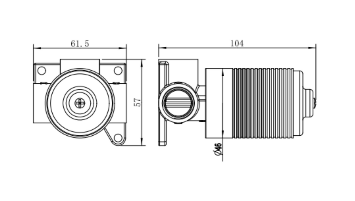 BadUndKuche Universal Bath/Shower Mixer Body