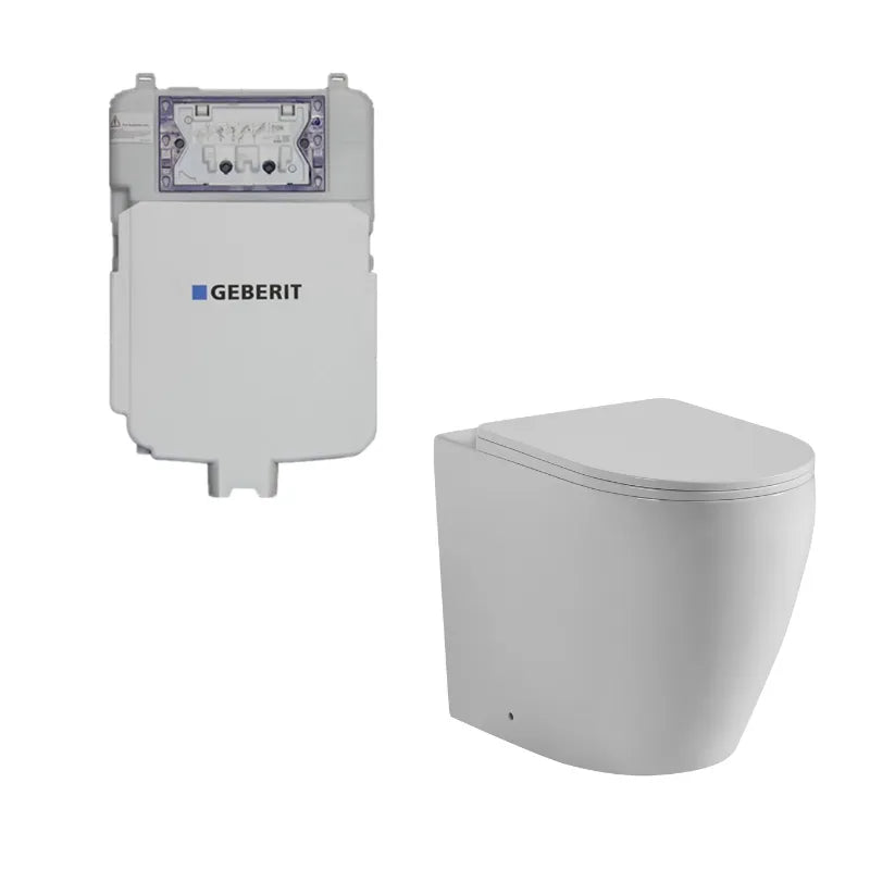 Sereno Geberit inwall floor toilet suite