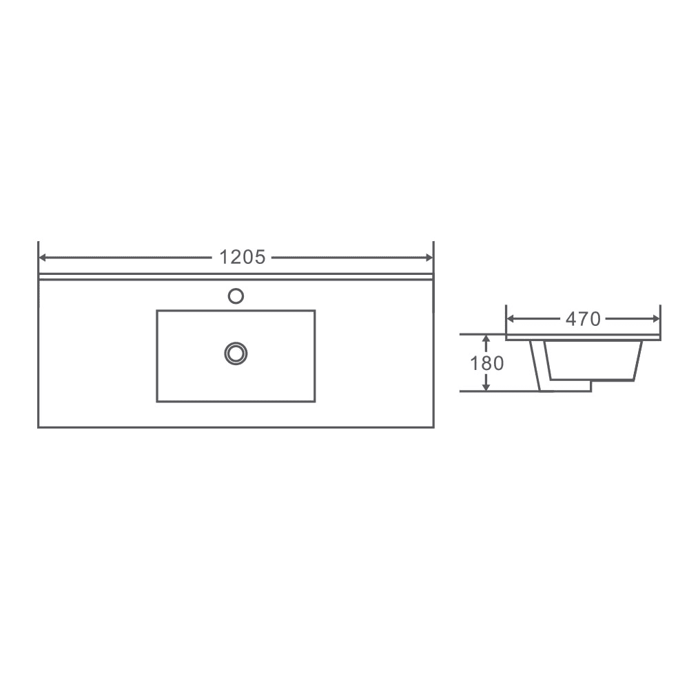 Bella 1500mm Freestanding Cabinet - Notaio Walnut
