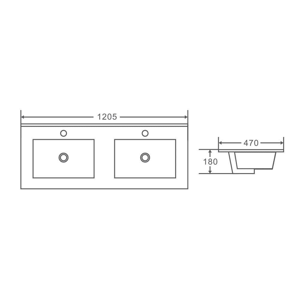 Bella 1200mm Freestanding Cabinet - Notaio Walnut