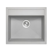 Carysil | 560 Waltz Grey Granite Kitchen Sink - Acqua Bathrooms