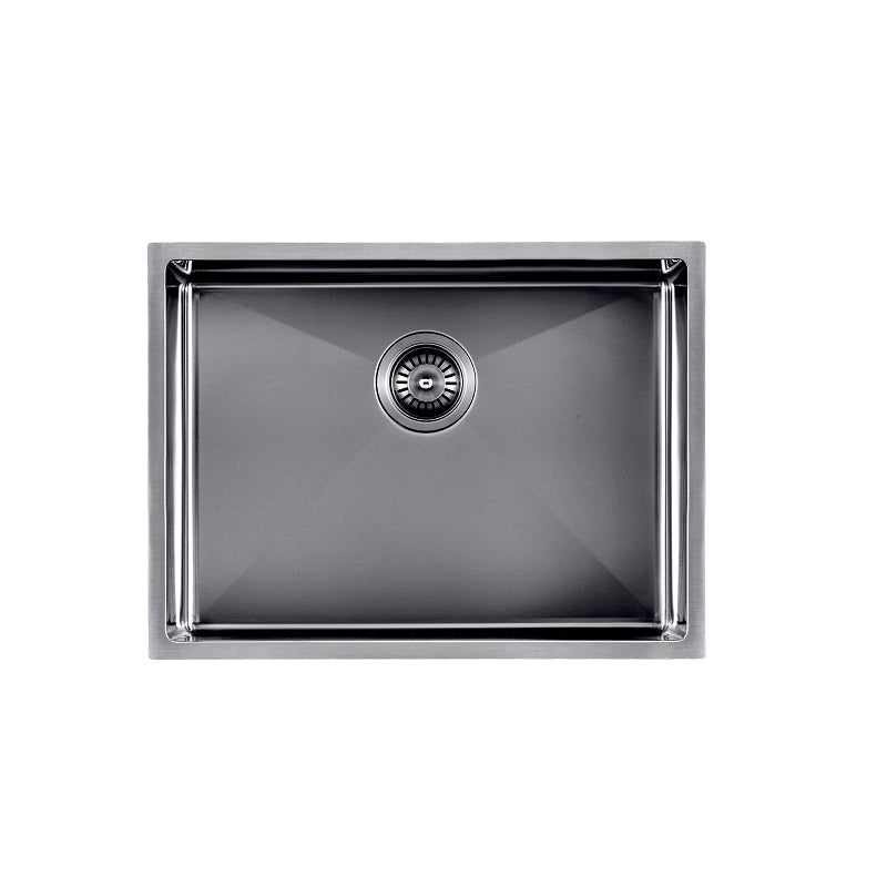 Brushed Black 600 x 450 x 230mm Kitchen Sink - Acqua Bathrooms