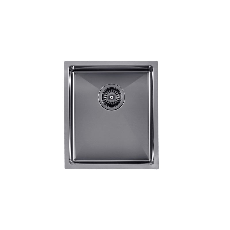 Brushed Black 390 x 450 x 215mm Kitchen Sink - Acqua Bathrooms