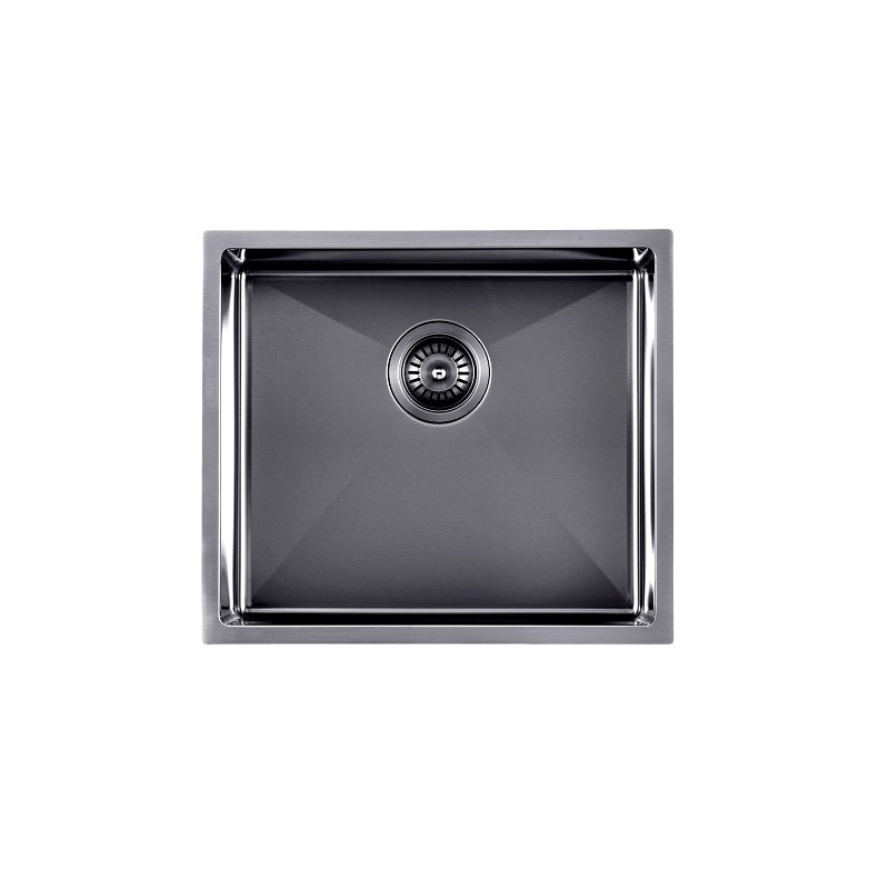 Brushed Black 510 x 450 x 230mm Kitchen Sink - Acqua Bathrooms