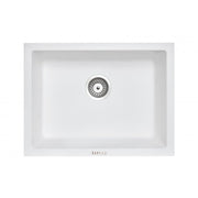 Carysil | 610 Big Bowl White Granite Kitchen Sink - Acqua Bathrooms