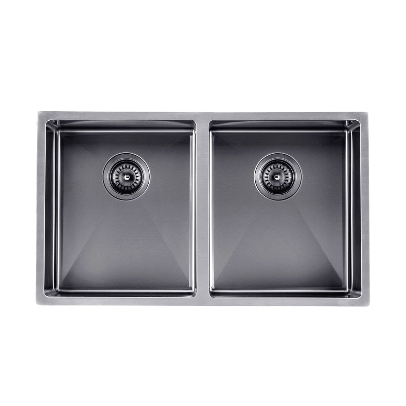 Brushed Black 820 x 450 x 230mm Kitchen Sink - Acqua Bathrooms