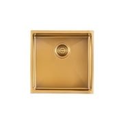 Brushed Gold 440 x 440 x 205mm Kitchen Sink - Acqua Bathrooms