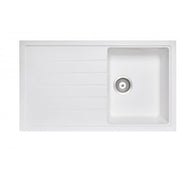 Carysil | 860 Vivaldi White Granite Kitchen Sink - Acqua Bathrooms