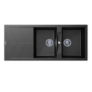 Carysil | 1160 Jazz Black Granite Kitchen Sink - Acqua Bathrooms