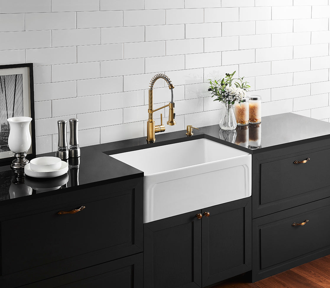 Kensington 758mm Fireclay Farmhouse Sink