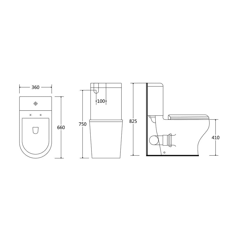 Bella Skew Pan Wall Faced Toilet Suite