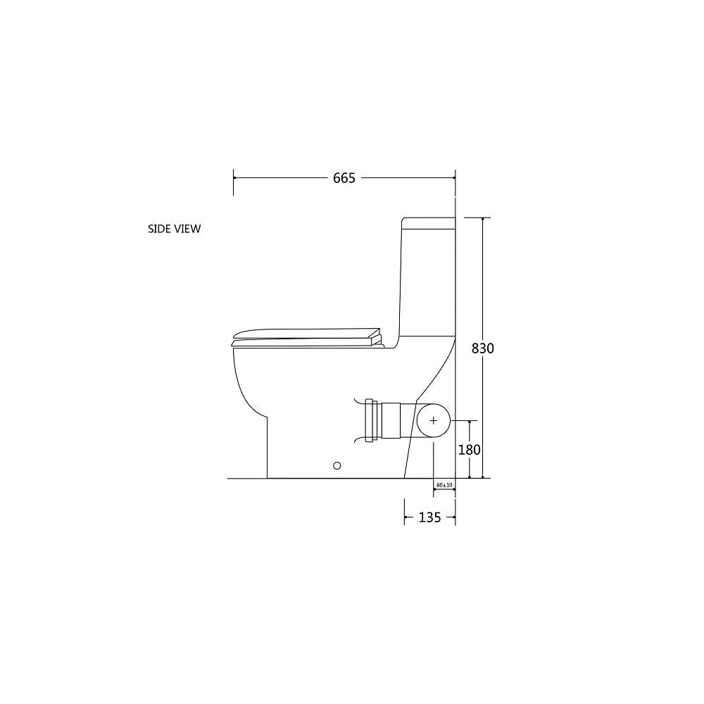 Bella Skew Pan Wall Faced Toilet Suite