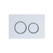 White Round Push Plate