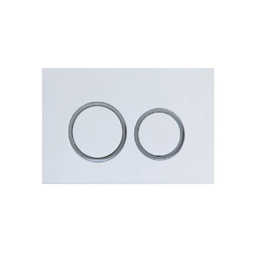 White Round Push Plate