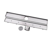 1800 mm | Centre Outlet Tile Insert Stainless steel 304 Smart Linear Floor Waste Drain