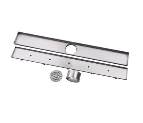 1200 mm | Centre Outlet Tile Insert Stainless steel 304 Smart Linear Floor Waste Drain